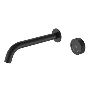 Автоматический смеситель для раковины Boheme Tech 158/2-B чёрный